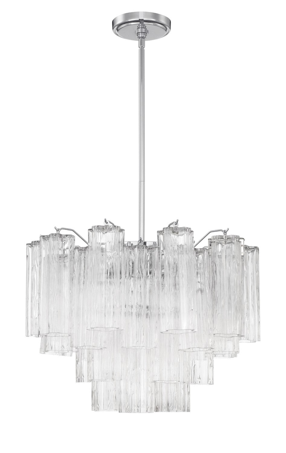 Crystorama ADD-306-CL Addis 6 Light Chandelier