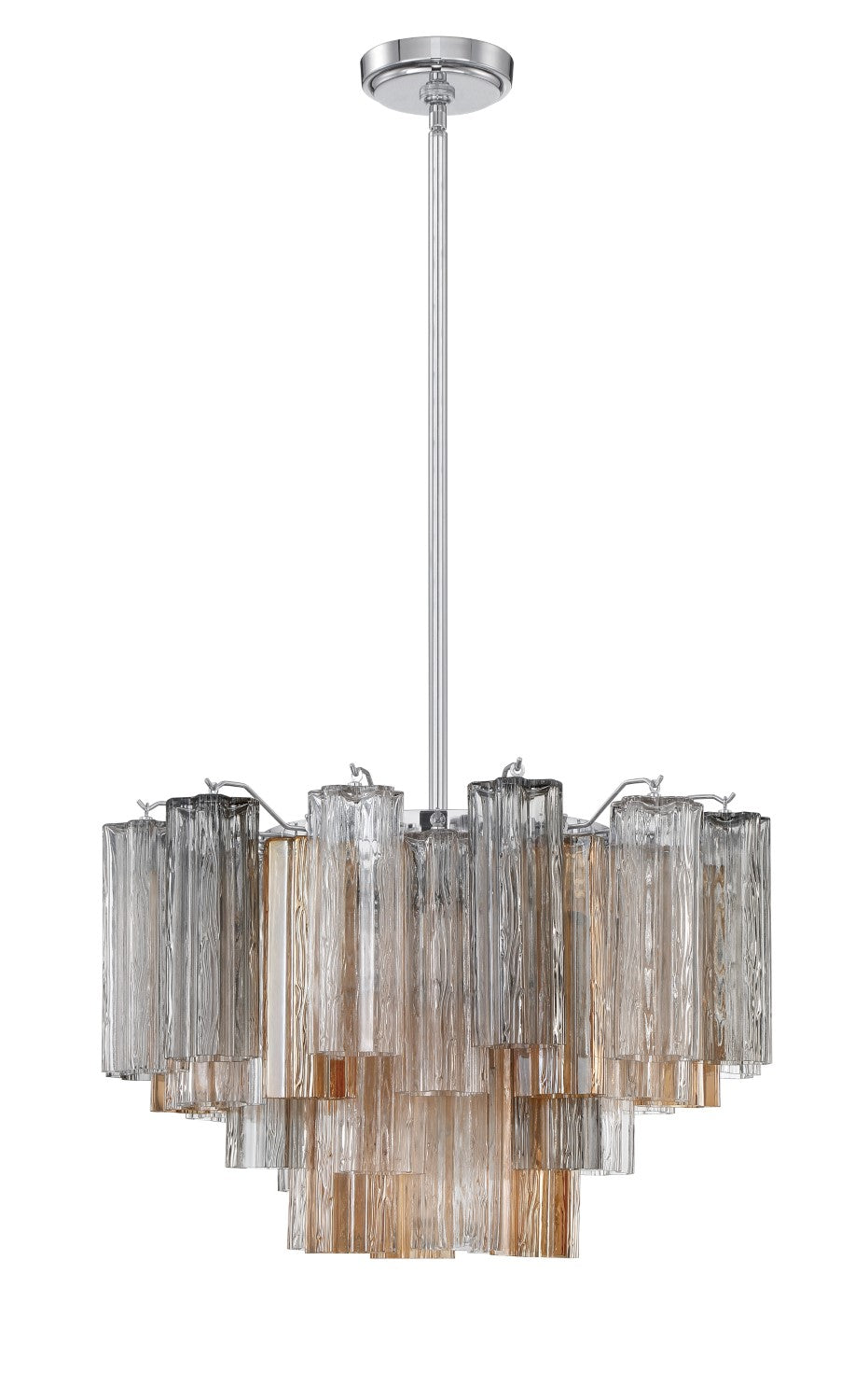 Crystorama ADD-308-AU Addis 9 Light Chandelier