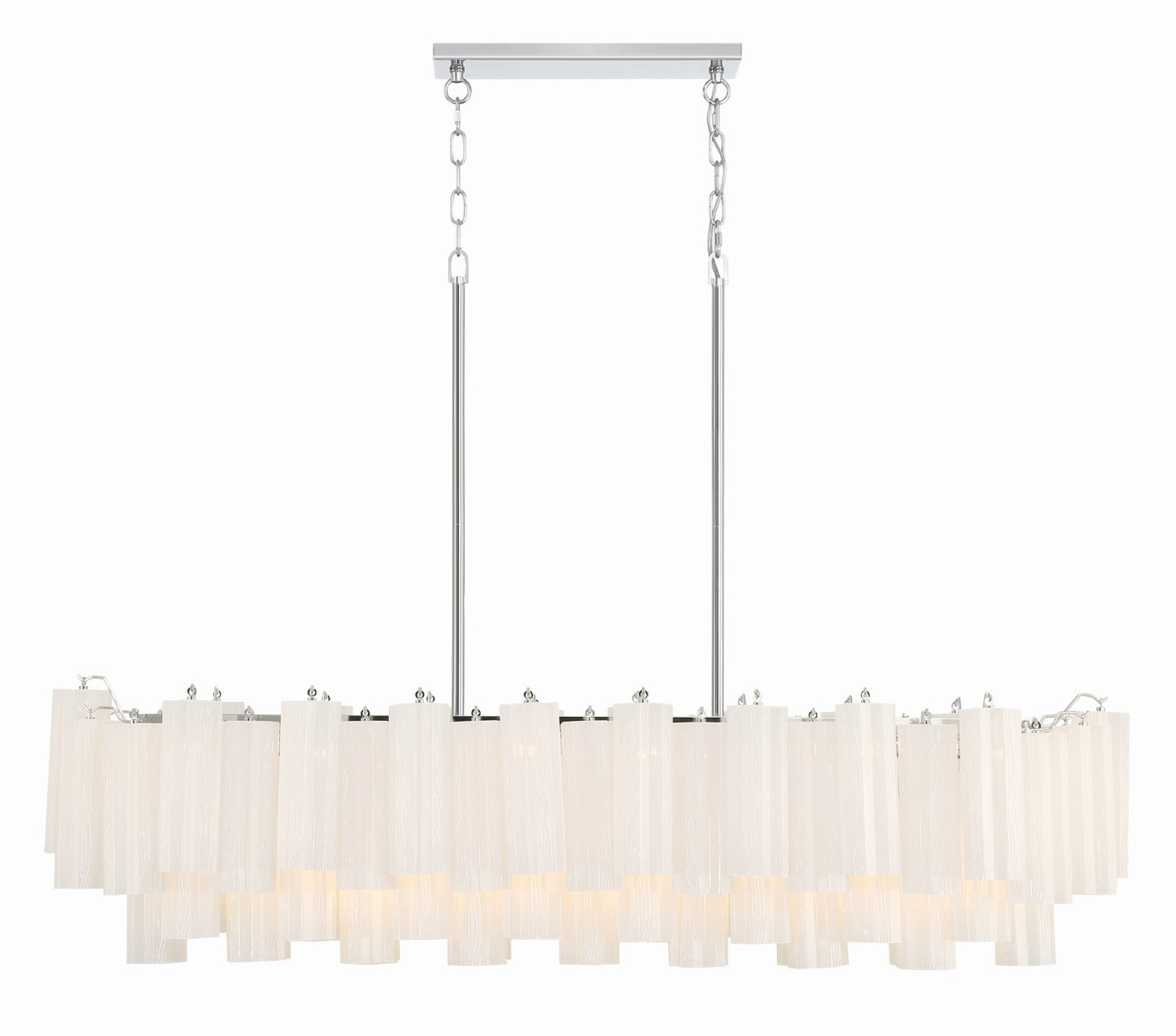 Crystorama ADD-317-WH Addis 14 Light Chandelier