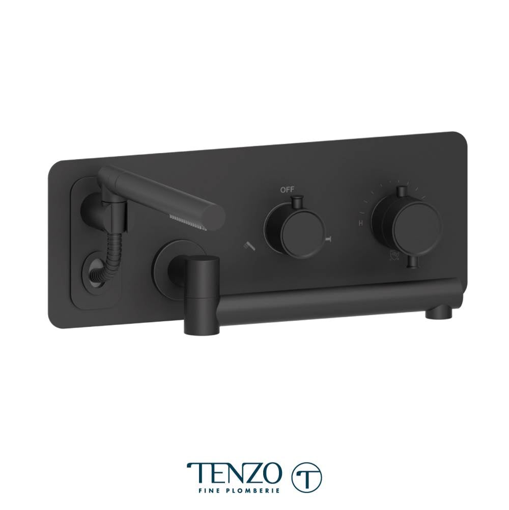 Tenzo ALYT74 Wall Mount Tub Faucet With Swivel Spout