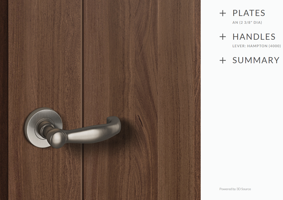 Ashley Norton AN.4000.20.L.8/4 Hampton Privacy - Dark Oil Rubbed/Satin Nickel