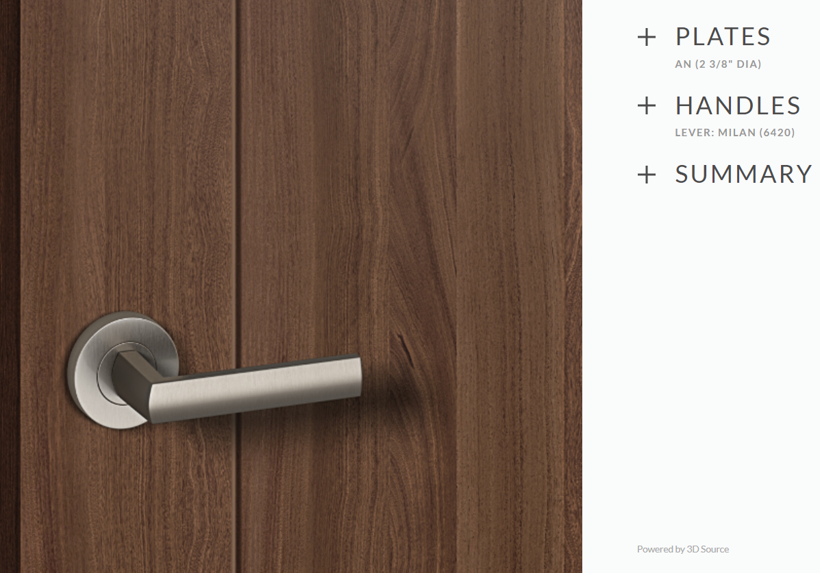 Ashley Norton AN.6420.42.4 Milan Full Dummy - Satin Nickel