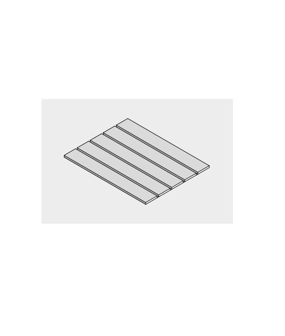 Effe AS20000596 Floor platforms sauna sky 60 heat-treated aspen wood