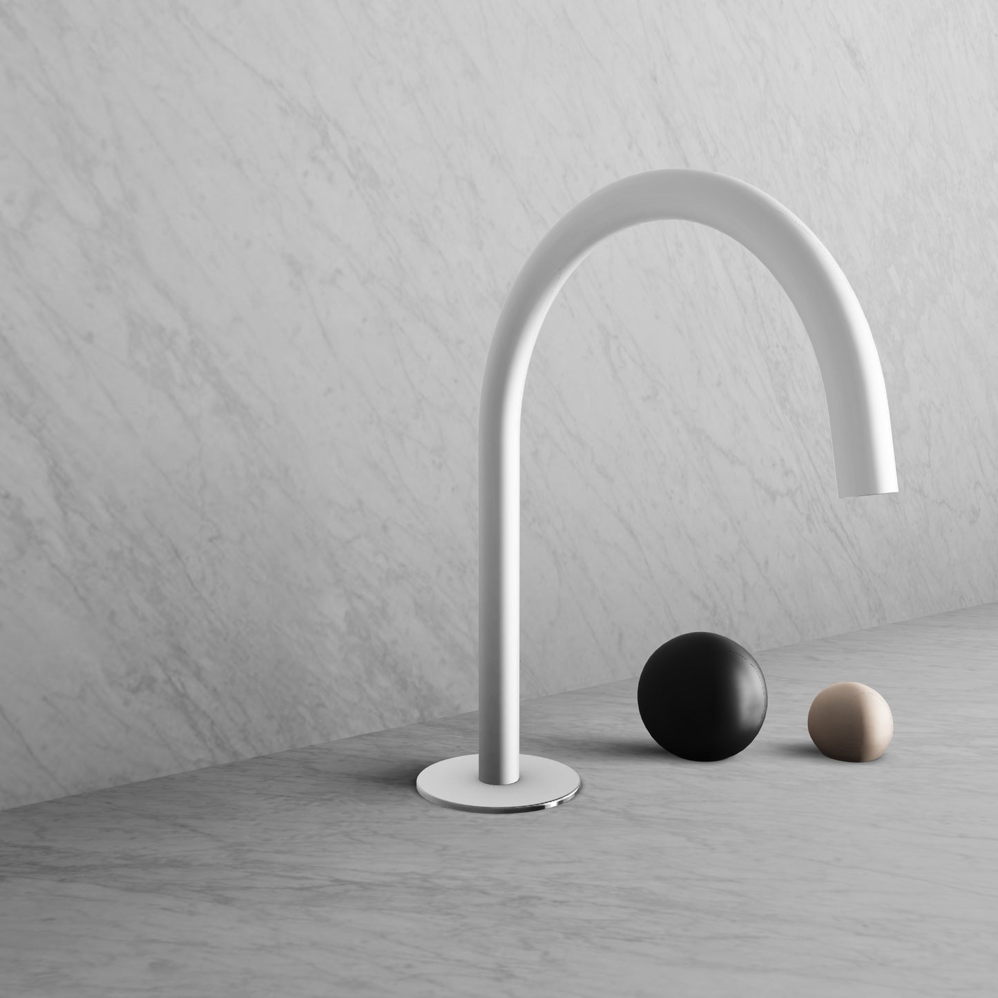 BARiL B35-8100-00L-IC-050 Wall-Mounted Lavatory Faucet Spout With Deck Mounted Handles - Parent