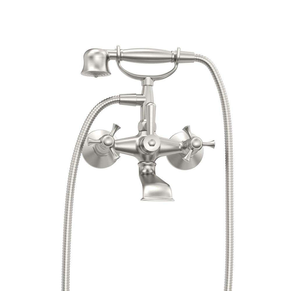BARiL B71-1201-01 Wall-Mounted Tub Faucet With Hand Shower