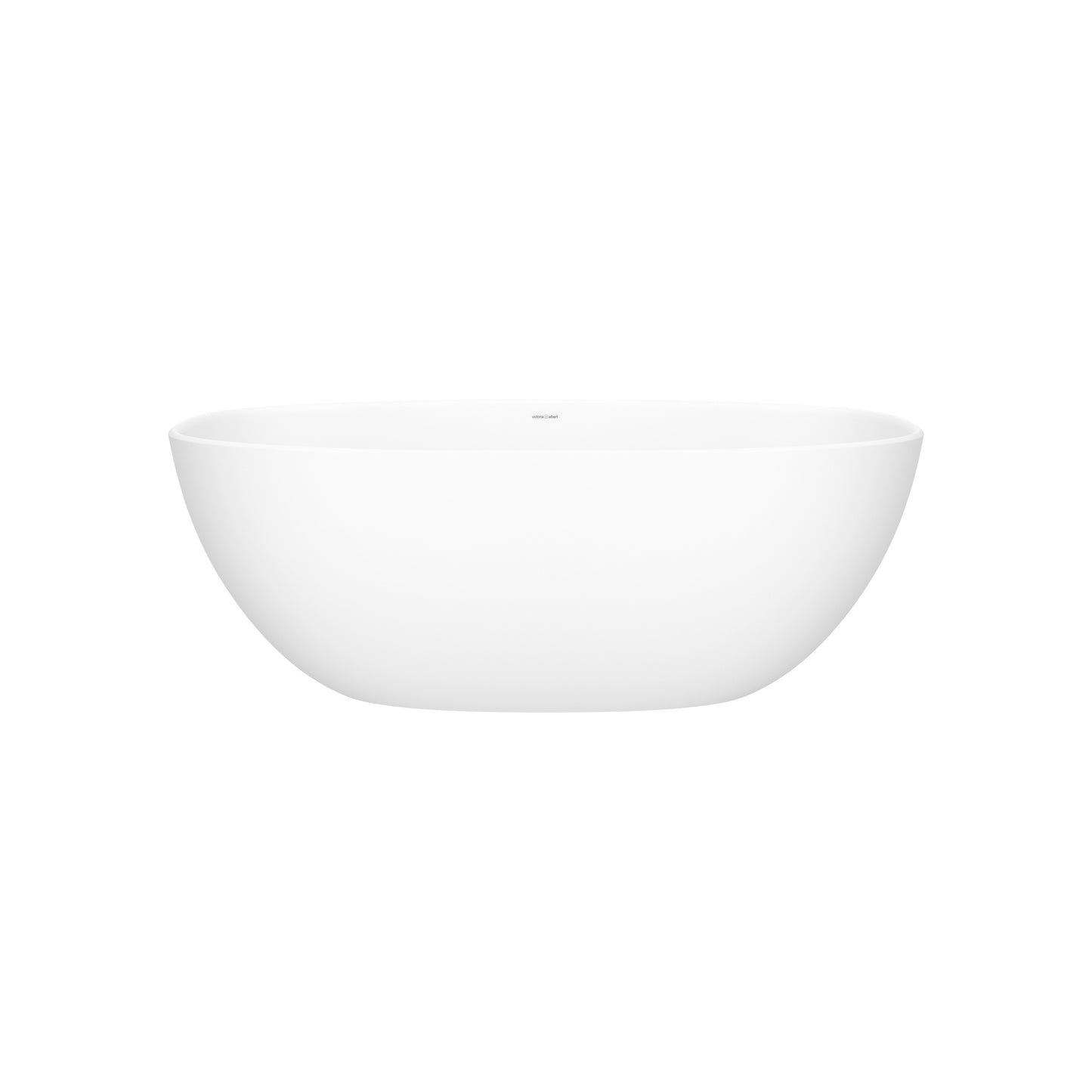 Victoria + Albert BA1M-N-SM-NO 59" x 29" Freestanding Soaking Bathtub With Void