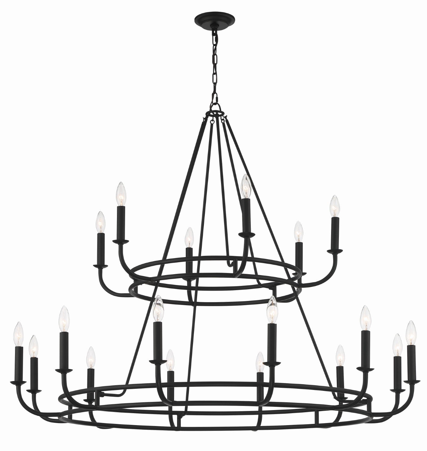Crystorama BAI-A2109 Bailey 18 Light Chandelier