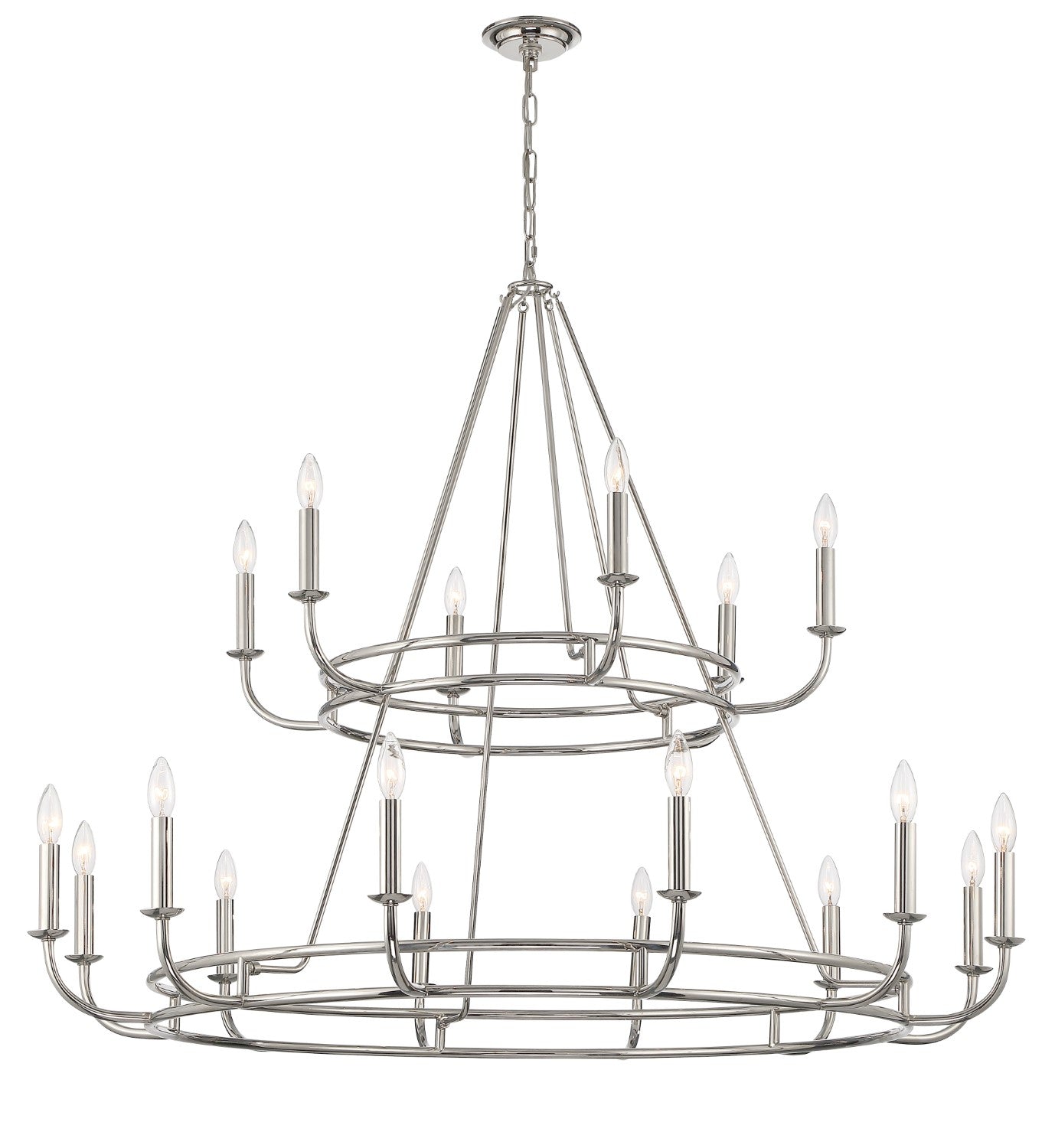 Crystorama BAI-A2109 Bailey 18 Light Chandelier