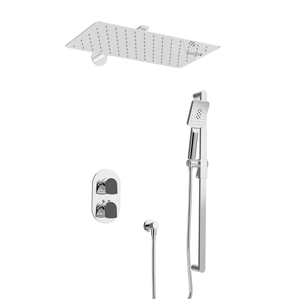 BARiL PRO-4236-56-NS Complete Thermostatic Pressure Balanced Shower Kit