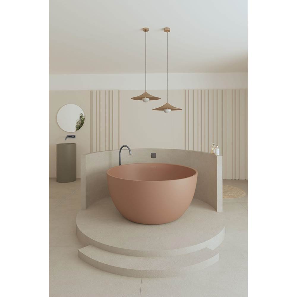 Quare design OC47LSB Bathtub ocean 47x21" texture smooth super white