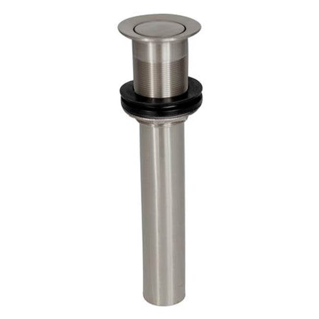 Barclay 57100 Press Type Pop-Up Drain With Plated Parts With o Overflow