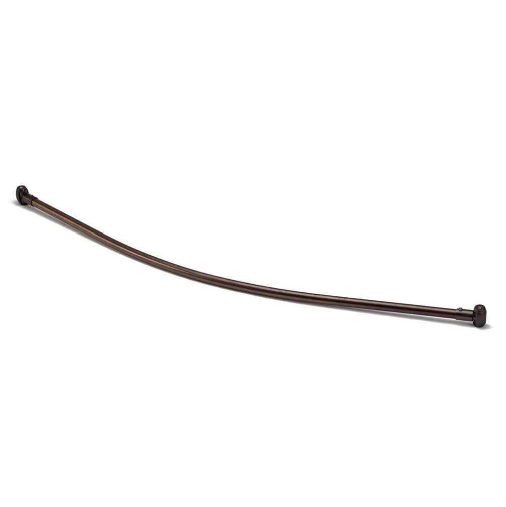 Barclay 7120-48 Curved 48 Shower Rod With Flange