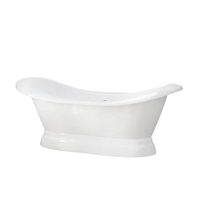 Barclay CTDSNB Marshall 71 Cast Iron Tub Double Slipper With base No Holes - Parent