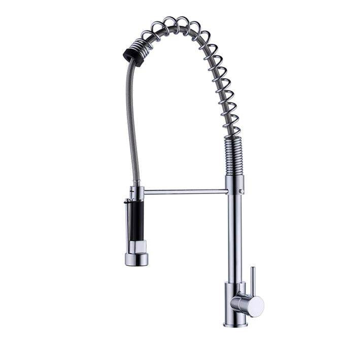 Barclay KFS402 Celie Spring Spout Kitchen Faucet With Hose