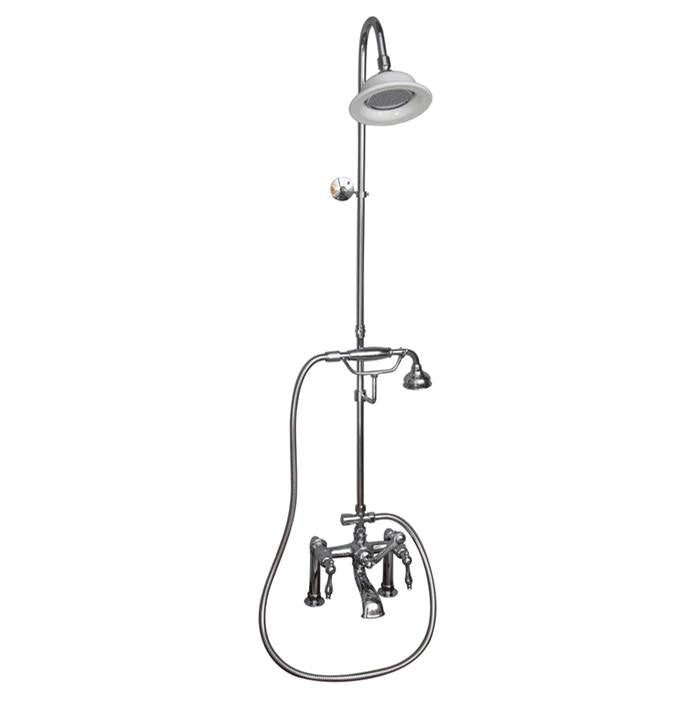 Barclay 4064-ML Elephant Spout Riser Shower HeadHand Shower Metal Lever Holders