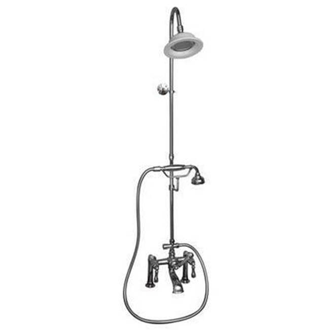 Barclay 4064-ML2 Elephant Spout Riser Shower HeadHand Shower Metal Lever Holders