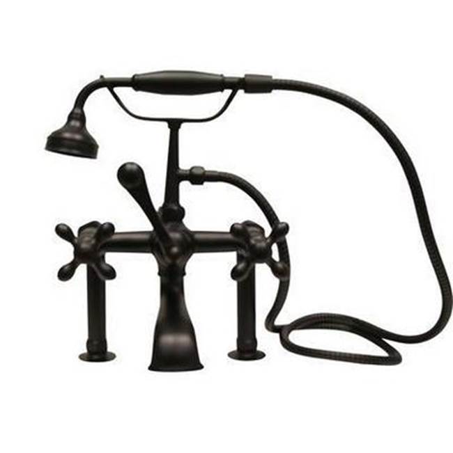 Barclay 4603-MC Elephant Spout Hand Shower 60 Hose Metal Divter Cross Holder