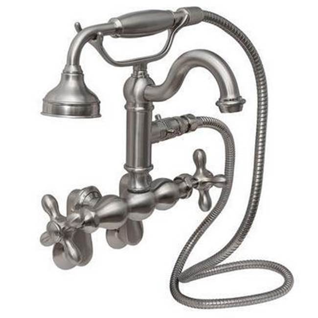 Barclay 4804-ML Hook Spout With Hand Shower Tub Wall Mount Metal Lever Holders - Parent