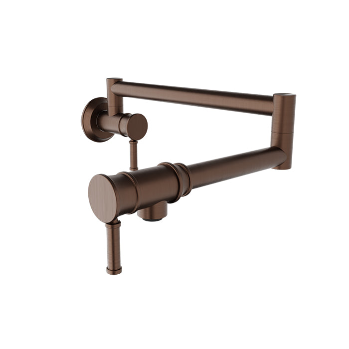 BARiL CUI-4230-00L-175 Single-Hole Wall-Mounted Pot Filler With Two Handles