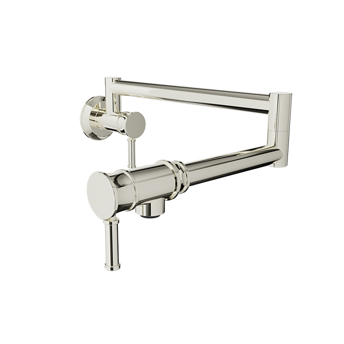 BARiL CUI-4230-00L Single-Hole Wall-Mounted Pot Filler With Two Handles