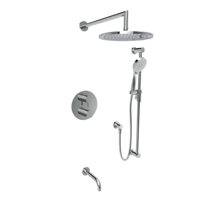 BARiL PRO-4309-66-NS Complete Thermostatic Pressure-Balanced Shower Kit