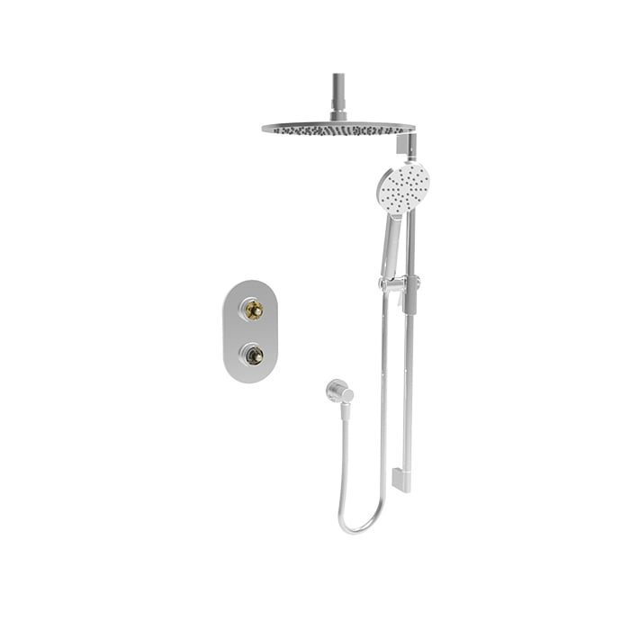 BARiL PRR-4203-80 Complete Thermostatic Pressure-Balanced Shower Kit