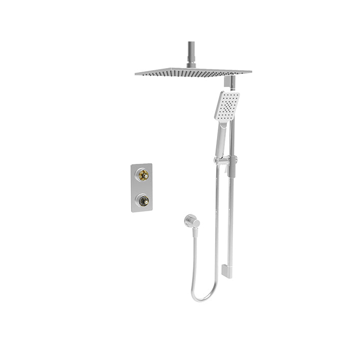 BARiL PRR-4204-80 Complete Thermostatic Pressure-Balanced Shower Kit