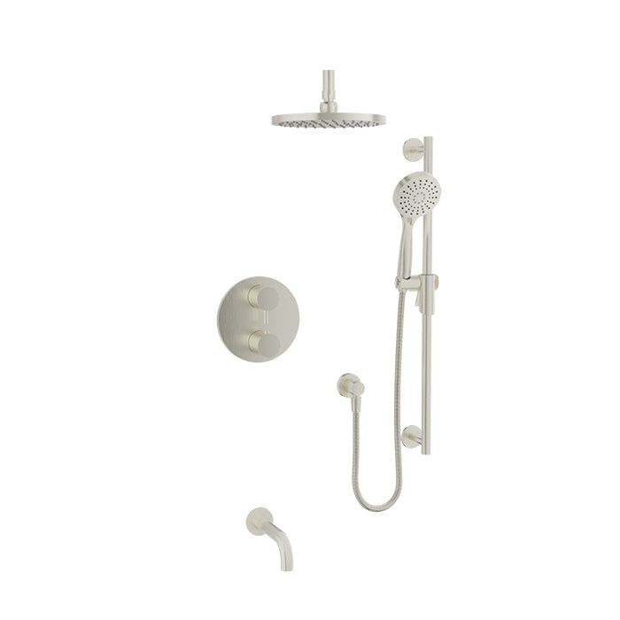 BARiL PRR-4303-66-NS Complete Thermostatic Pressure-Balanced Shower Kit