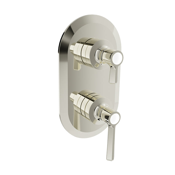 BARiL T20-9524-01-NS Trim Only For Thermostatic Pressure-Balanced Shower Control Valve With 2-Way Diverter