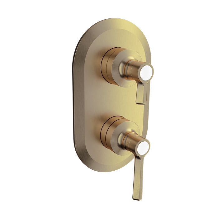 BARiL T20-9534-01-NS Trim Only For Thermostatic Pressure-Balanced Shower Control Valve With 3-Way Diverter
