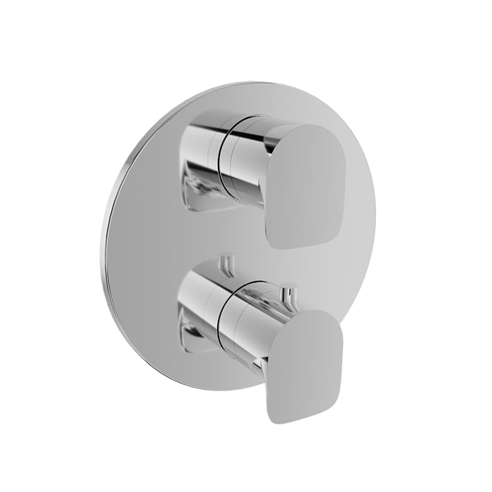 BARiL T45-9521-01-NS Trim Only For Thermostatic Pressure-Balanced Shower Control Valve With 2-Way Diverter