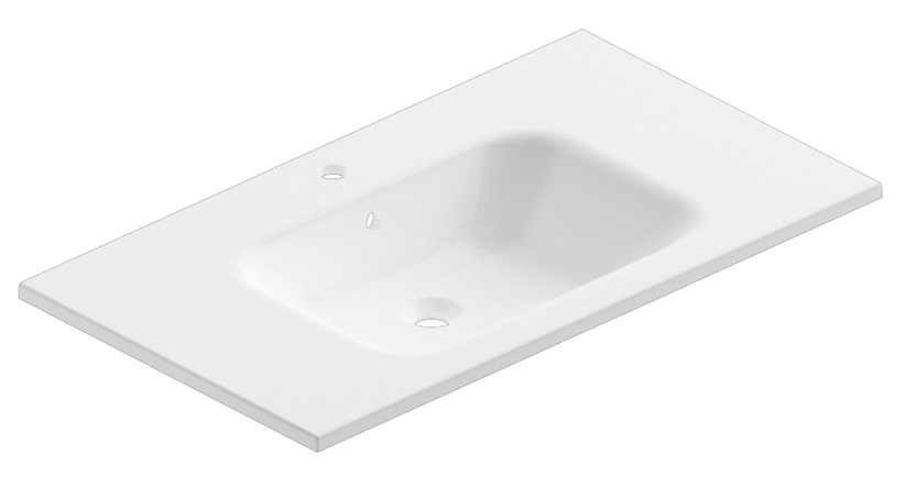 Berloni Bagno Muso Countertop Mineral 1 Taphole