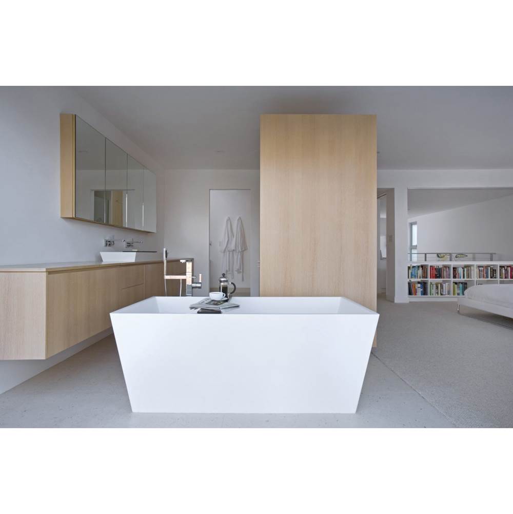 Wet Style BC0801-WHNT-COP Cube Bath 60 X 30 X 22.5 - Fs - Built In Nt O/F Wh Drain - Parent