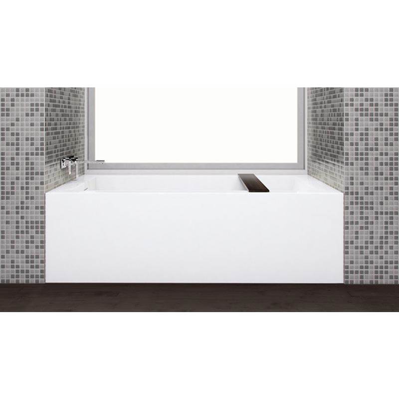 Wet Style BC1406-R-BN-COP Cube Bath 60 X 30 X 18 - 3 Walls - R Hand Drain - Built In Bn O/F Drain - Parent
