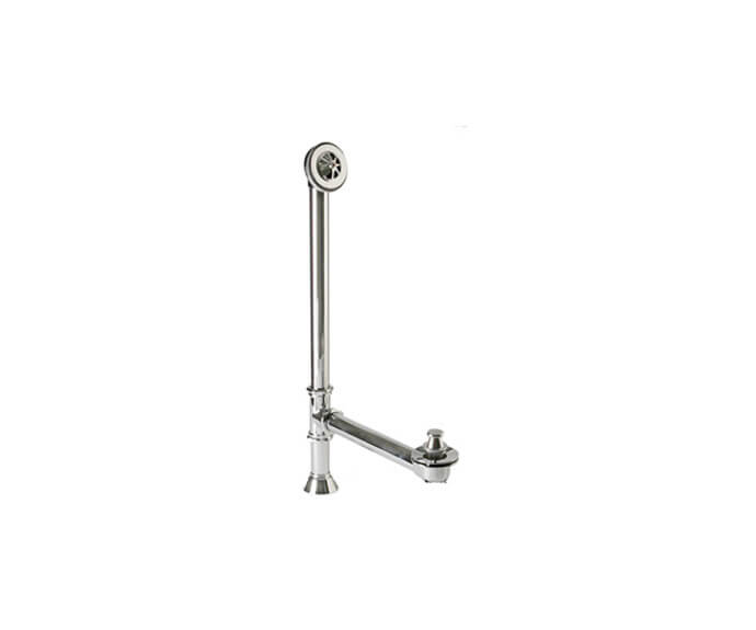 Mountain Plumbing BDLTCFT22 Clawfoot Style Bath Waste & Overflow with Lift & Turn Trim Kit (Brass Body) - Parent