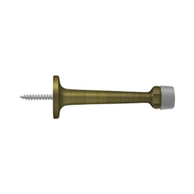 Deltana BDS30 1-3/8 Baseboard Door Bumper, Solid Brass