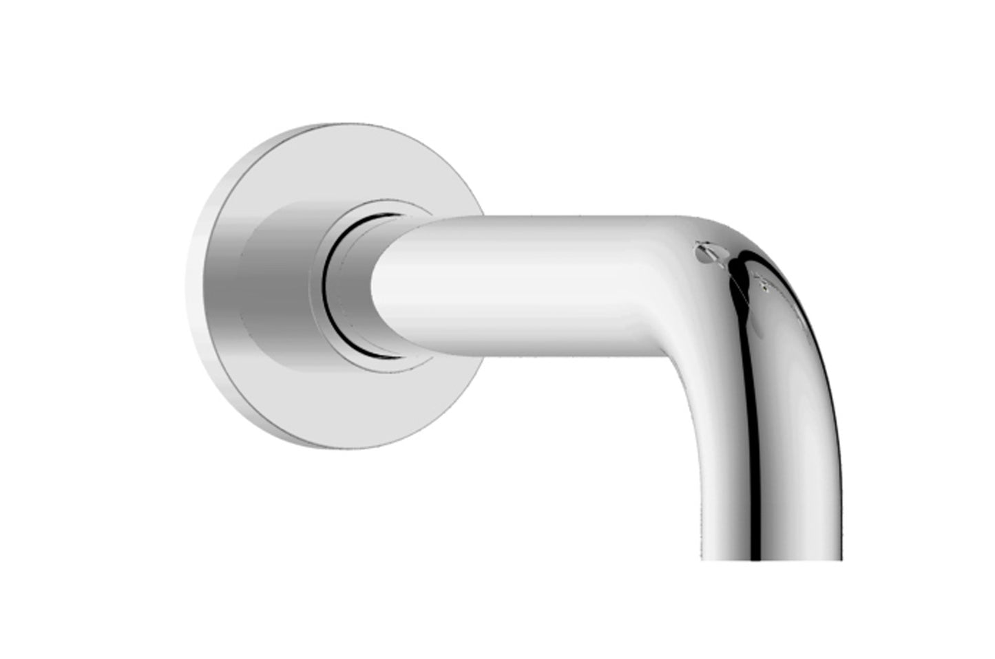 BARiL BEC-0520-37 Round Modern Tub Spout Without Diverter 1/2F - Parent