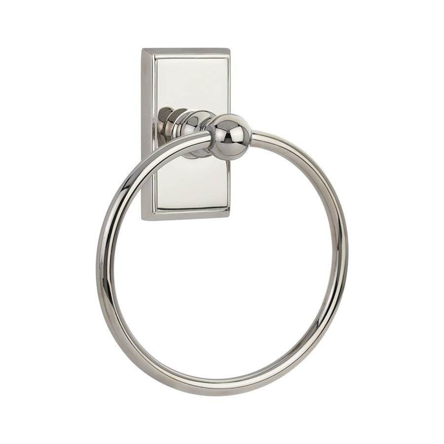 Emtek 26097 Traditional Double Hook Brass with R and R Ros