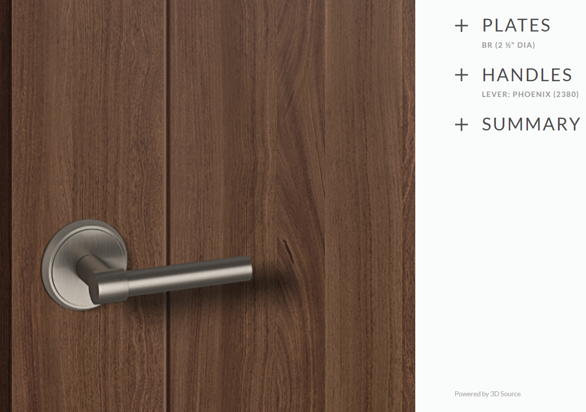 Ashley Norton BR.2380.20.R.3S-238 Phoenix Privacy - Satin Brass