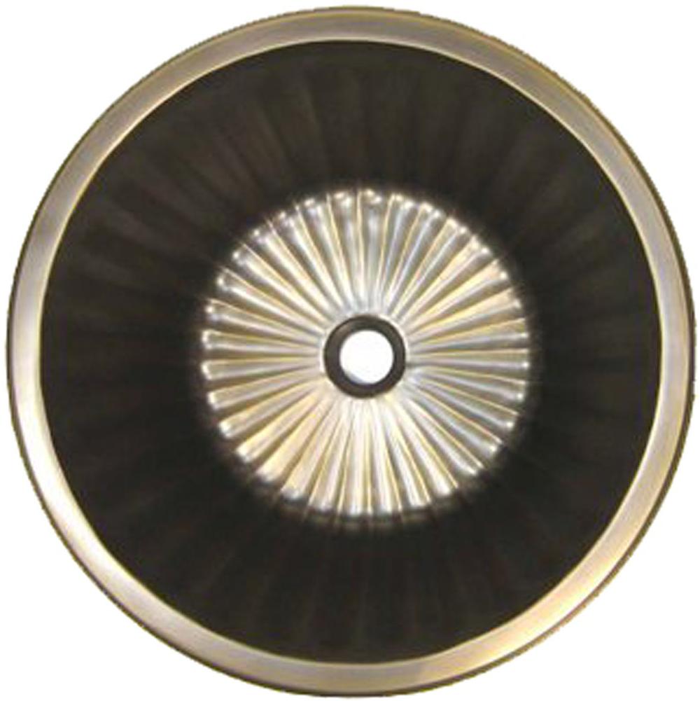 Linkasink BR008 Bronze Round Flat Bottom Fluted - Parent