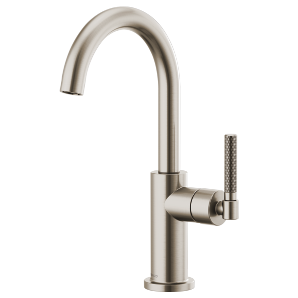 Brizo 61043LF Litze Bar Faucet With Arc Spout and Knurled Handle Kit