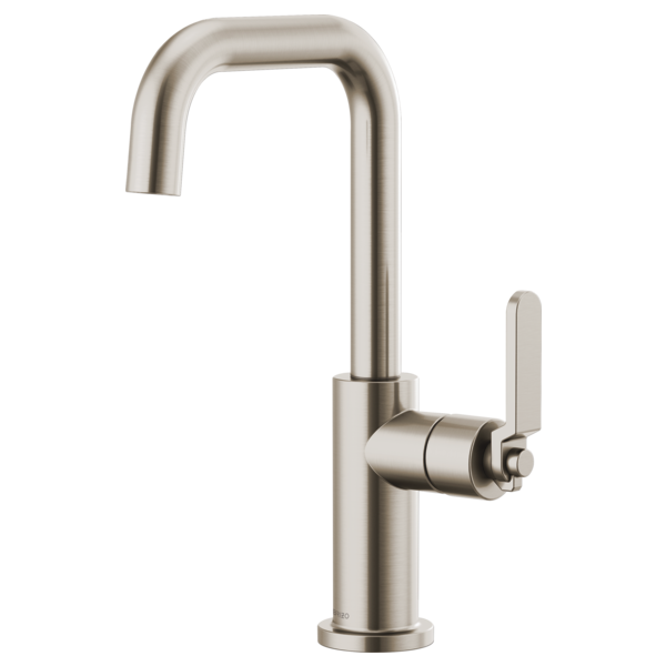 Brizo 61054LF Litze Bar Faucet With Square Spout and Industrial Handle Kit