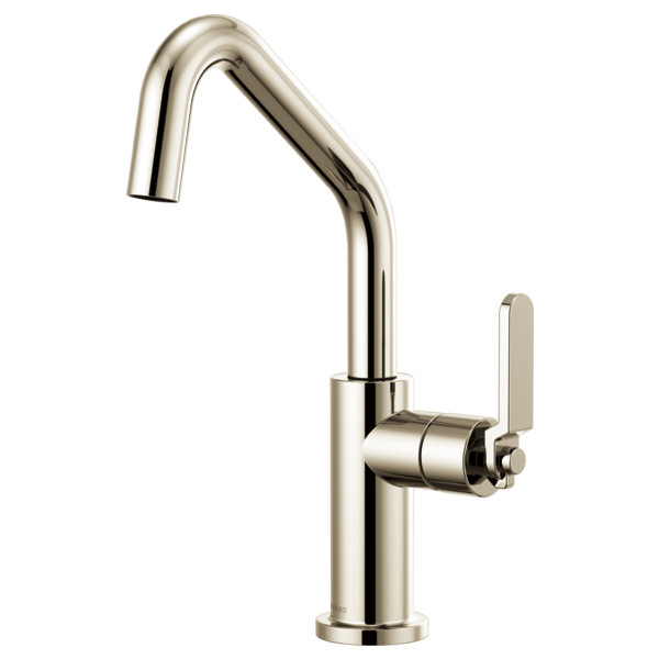 Brizo 61064LF Litze Bar Faucet With Angled Spout and Industrial Handle Kit
