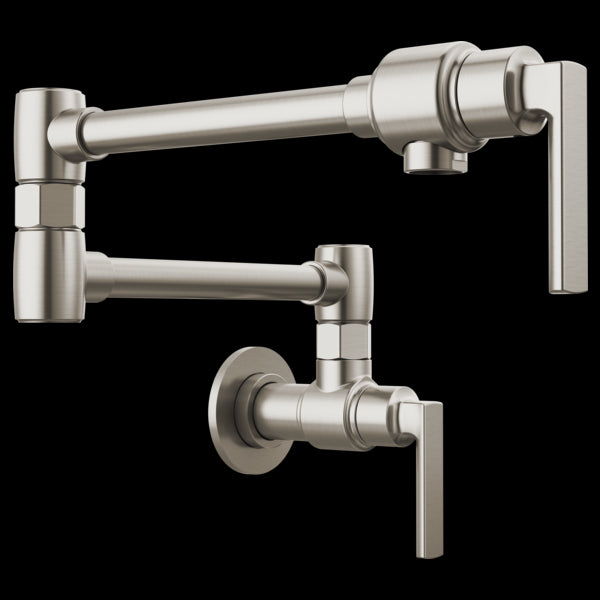 Brizo 62806LF-L Kintsu Wall Mount Pot Filler With Lever Handle