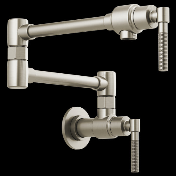 Brizo 62843LF Litze Wall Mount Pot Filler With Knurled Handle Kit