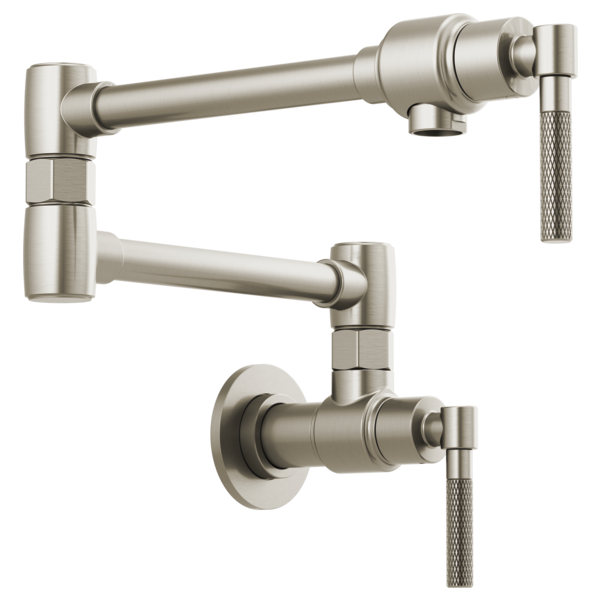 Brizo 62843LF Litze Wall Mount Pot Filler With Knurled Handle Kit