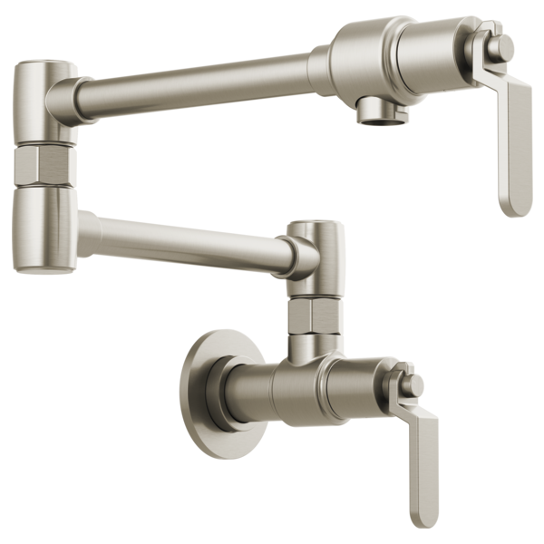 Brizo 62844LF Litze Wall Mount Pot Filler With Industrial Handle Kit