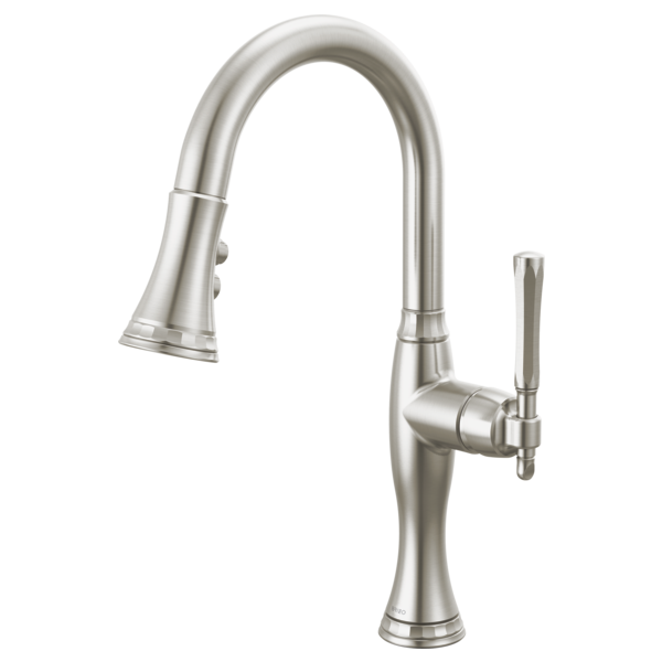Brizo 63958LF The Tulham Kitchen Collection By Pull-Down Prep Kitchen Faucet