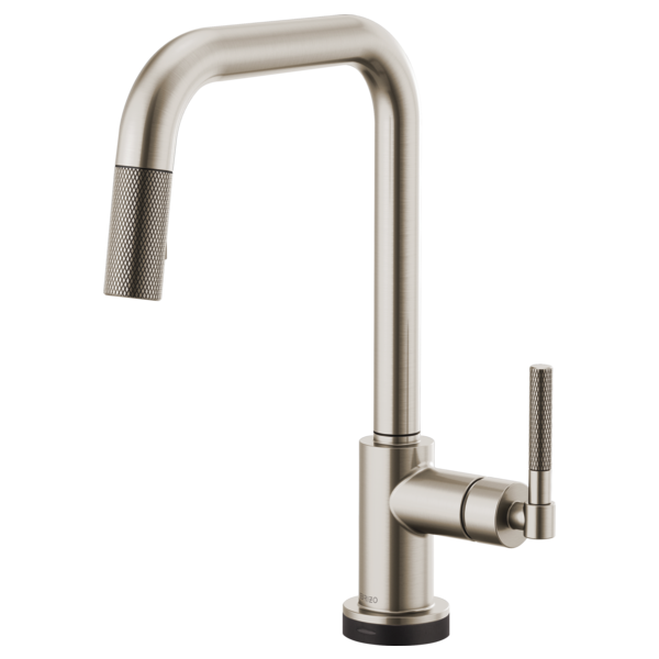 Brizo 64053LF Litze Smarttouch Pull-Down Kitchen Faucet With Square Spout and Knurled Handle