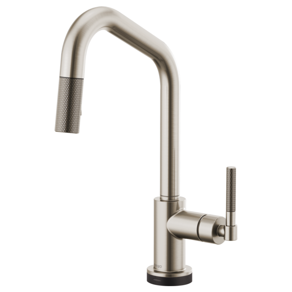 Brizo 64063LF Litze Smarttouch Pull-Down Kitchen Faucet With Angled Spout and Knurled Handle
